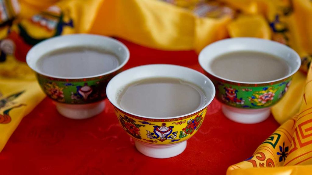Specialty of Ladakh. Butter tea to keep you warm.