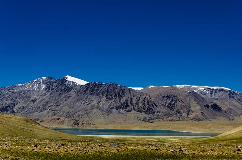 Startspuk Tso in Ladakh. Lakes of Ladakh. Travel in Ladakh. Mountains in Ladakh. Traveling through Ladakh.