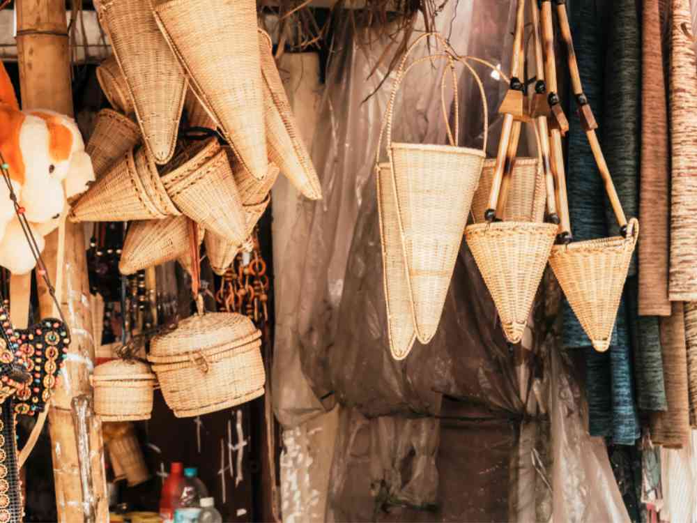 Handicraft shop in Meghalaya 