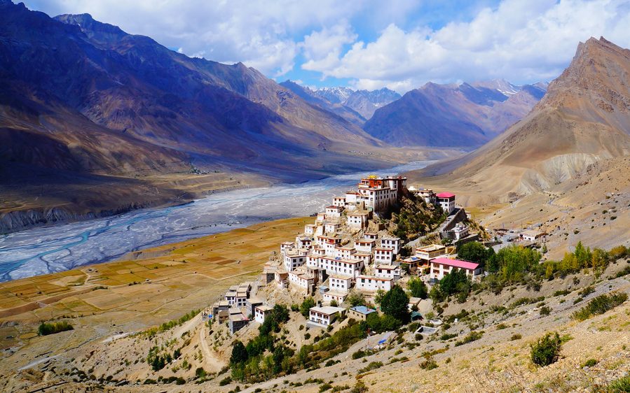 Buddhist Monastery in Kaza, Spiti