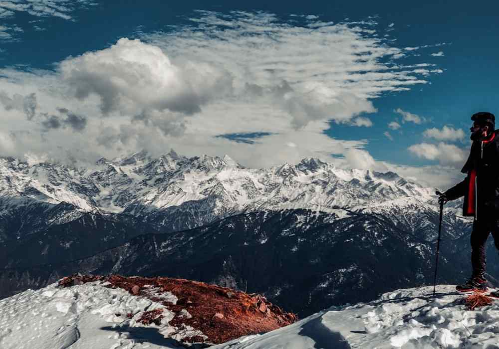 Breathtaking Mountain View From Dayara Bugyal