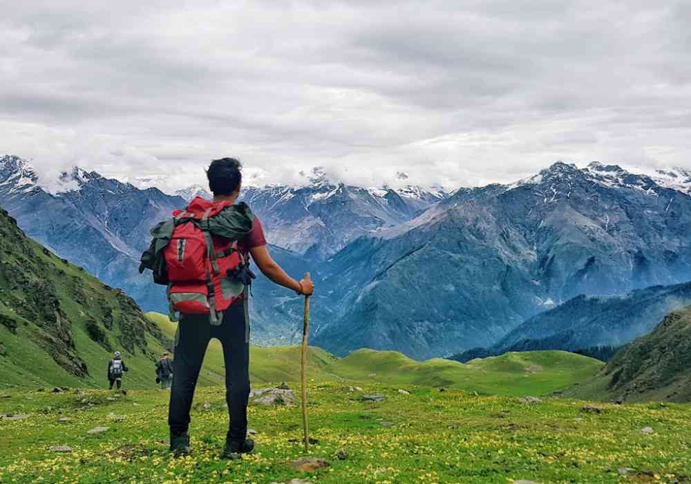 Panoramic view from Sar Pass