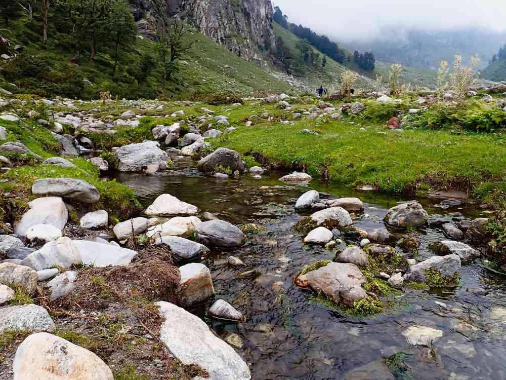 Trekking trail of Hampta Pass Trek