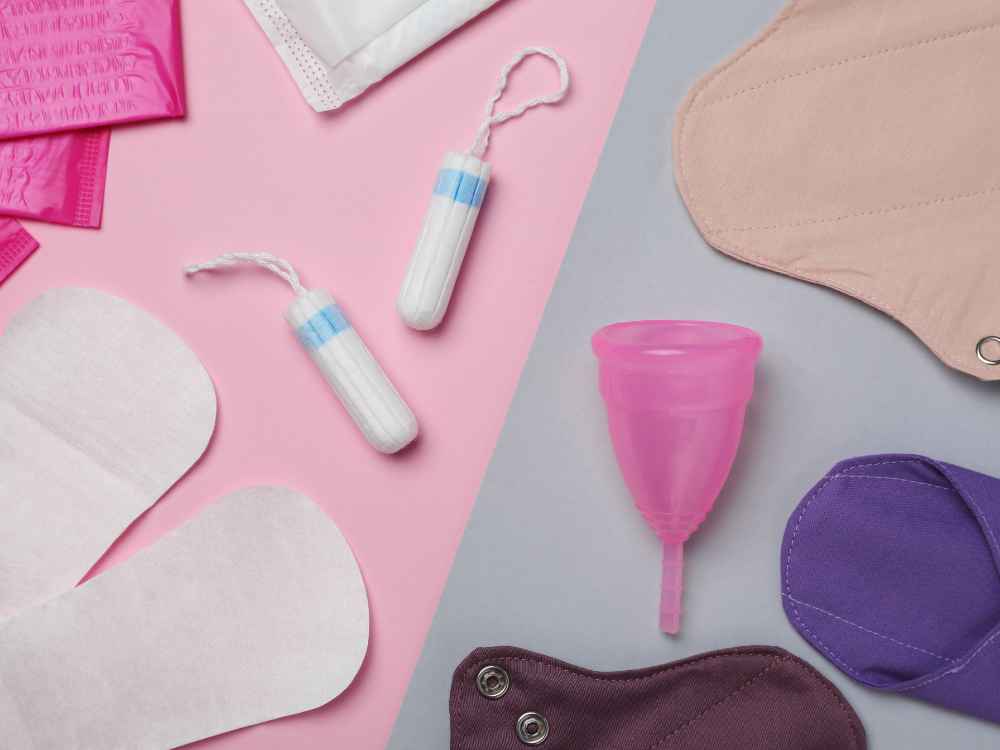 Various Menstrual Products