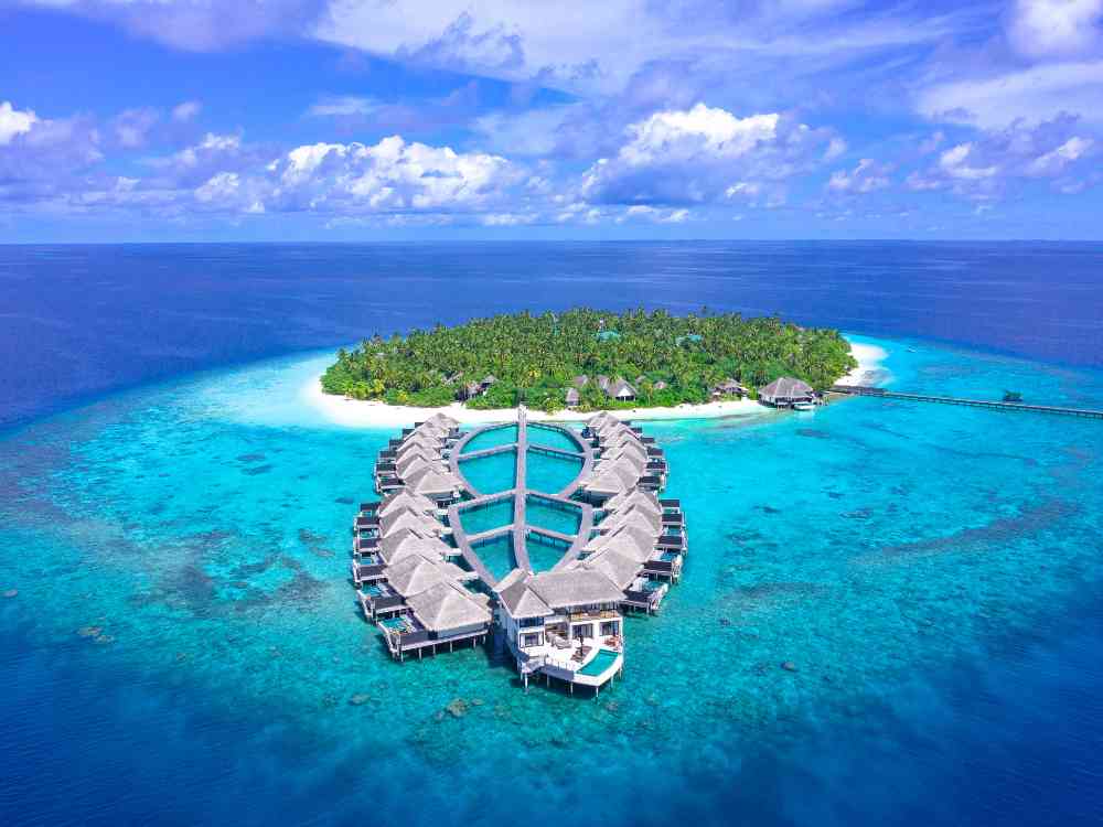 Aerial View of Maldives