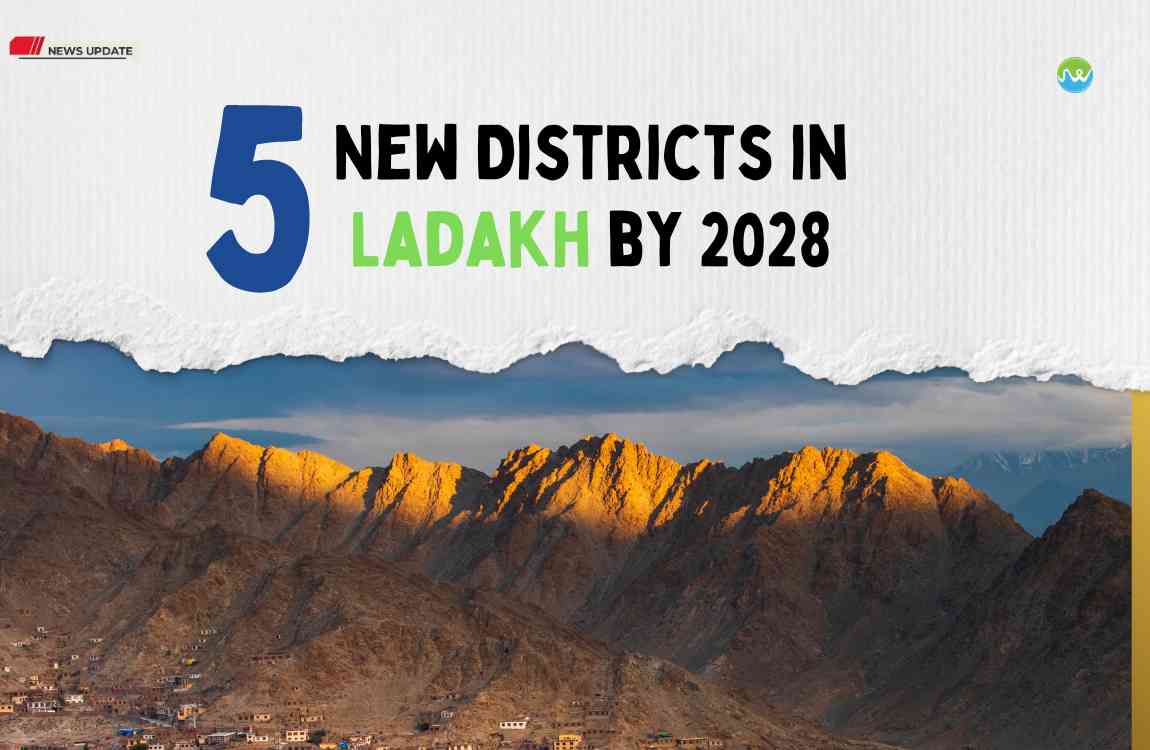 5 new districts in Ladakh by 2028
