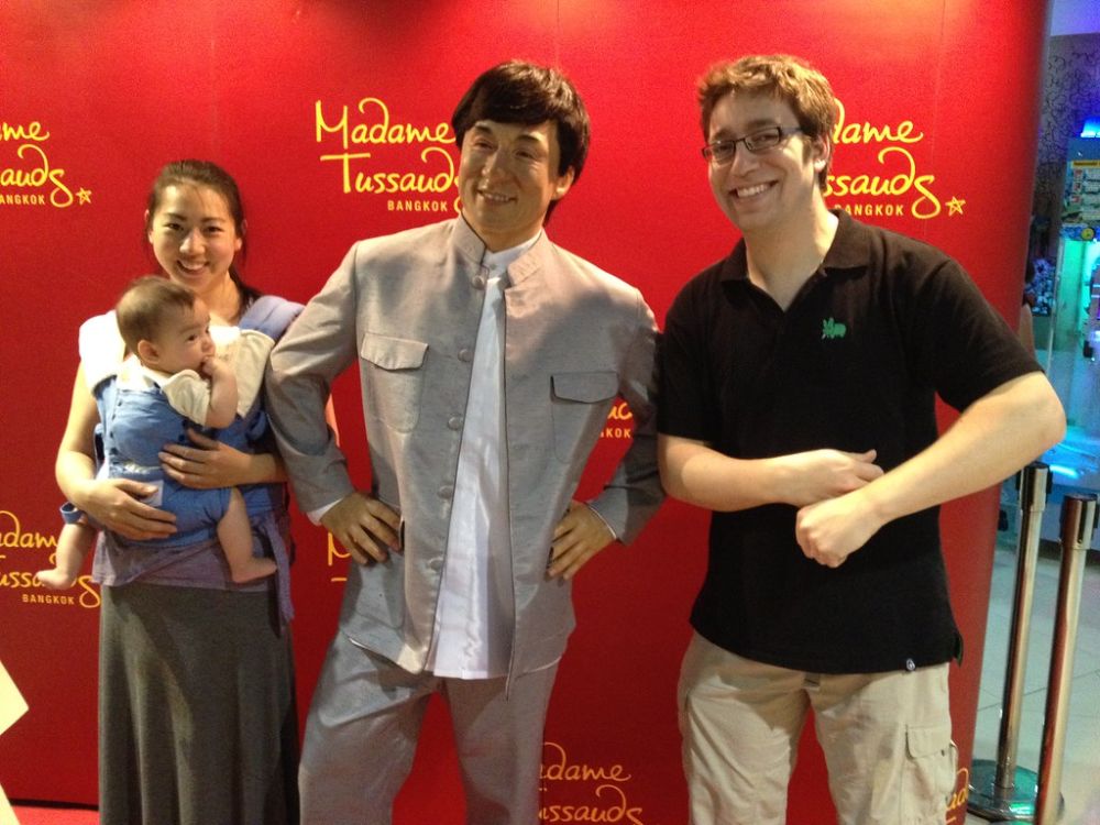 Jackie Chan at Madame Tussauds in Bangkok