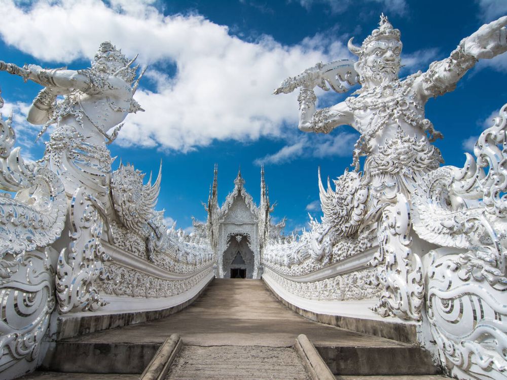 Wat Rong Khun (White Temple), Chiang Rai, Thailand