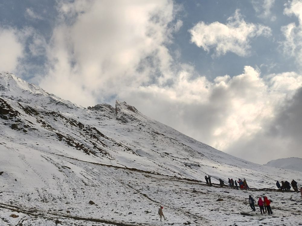 Zero point in Sonamarg in kashmir