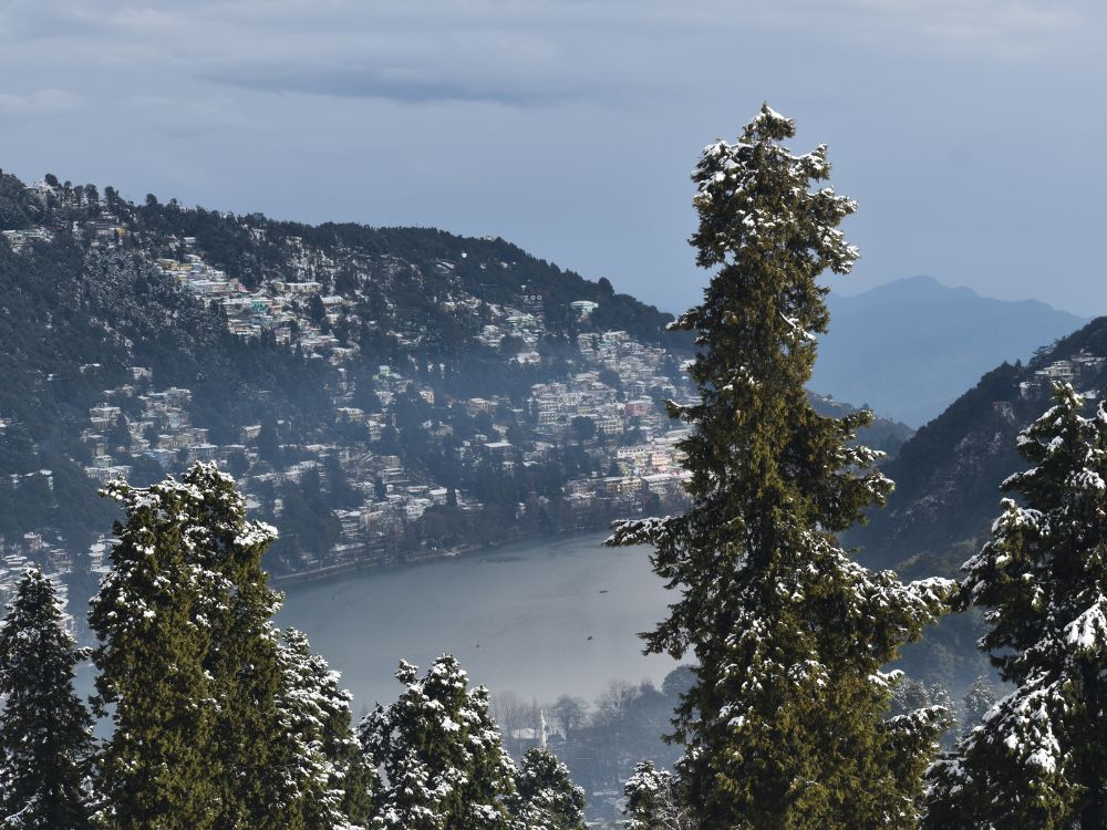 Snowfall in Nainital
