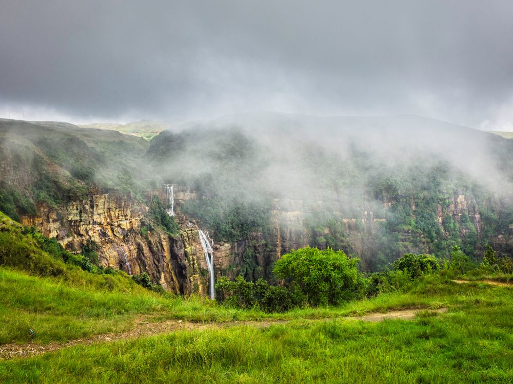 Waterfalls in the Khasi hills, Cherrapunjee, Meghalaya