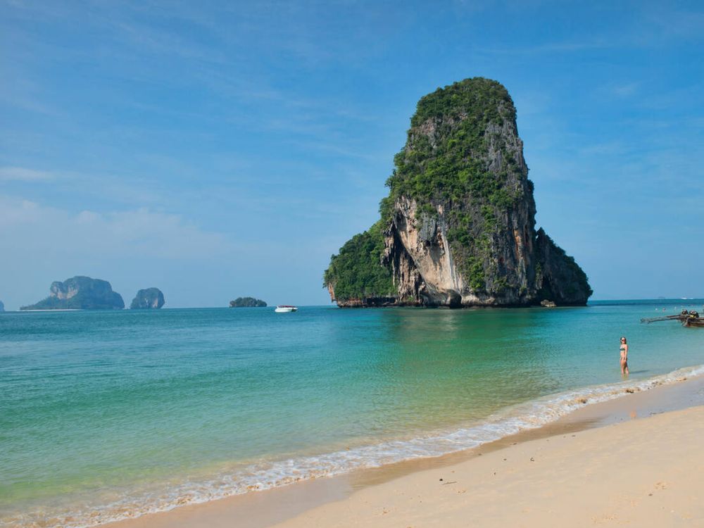 Phra Nang Beach, Railay in Krabi, Thailand