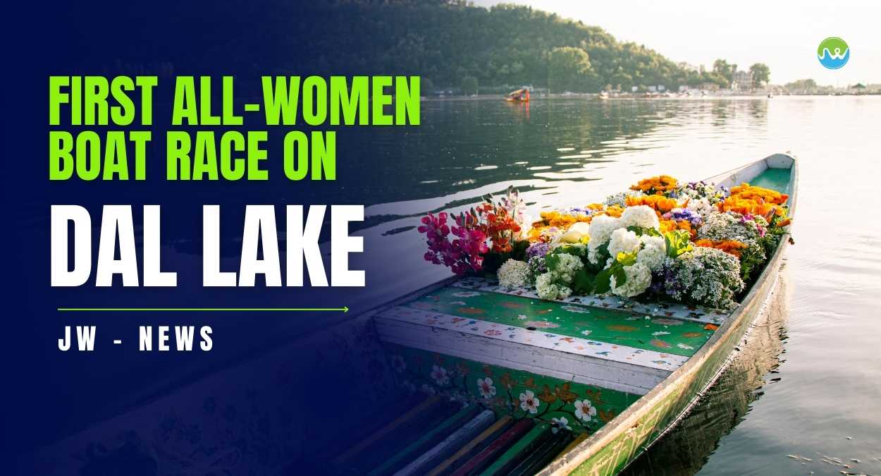 All Women Boat Race in Dal Lake