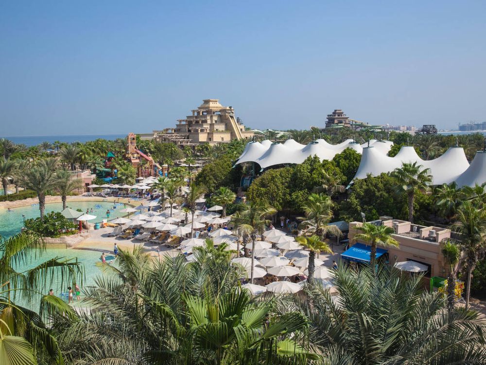 Aquaventure waterpark in Dubai