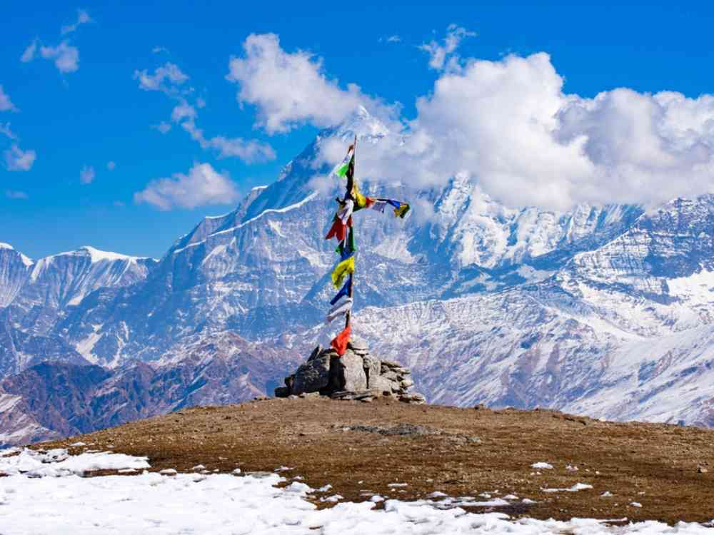 Mt. Trisul view from Brahmatal