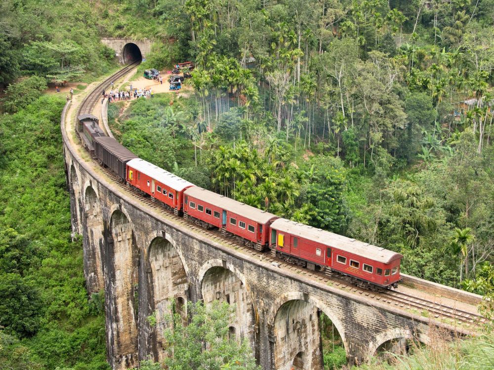 Nine arch bridge in Sri Lanka