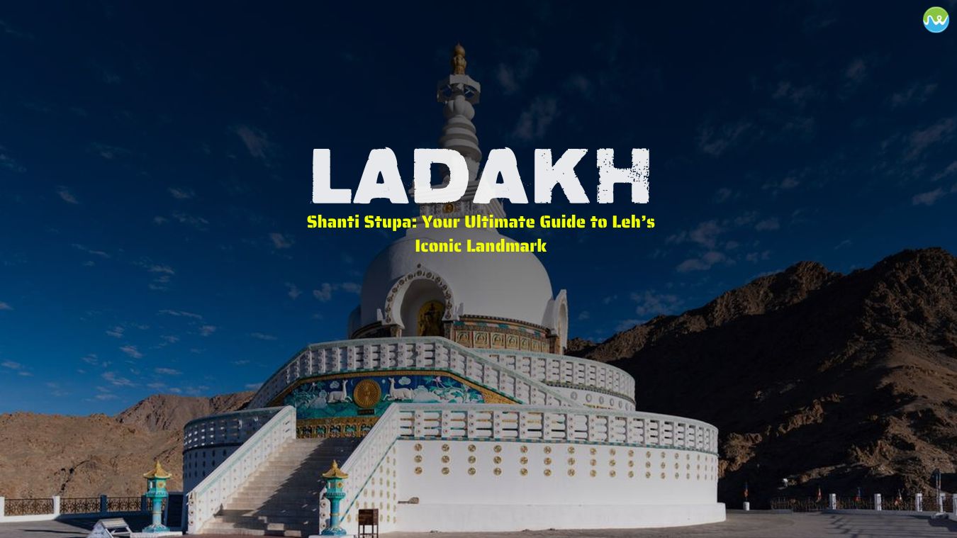 Shanti Stupa in Leh