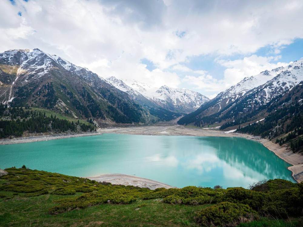 The Almaty lake of Kazakhstan
