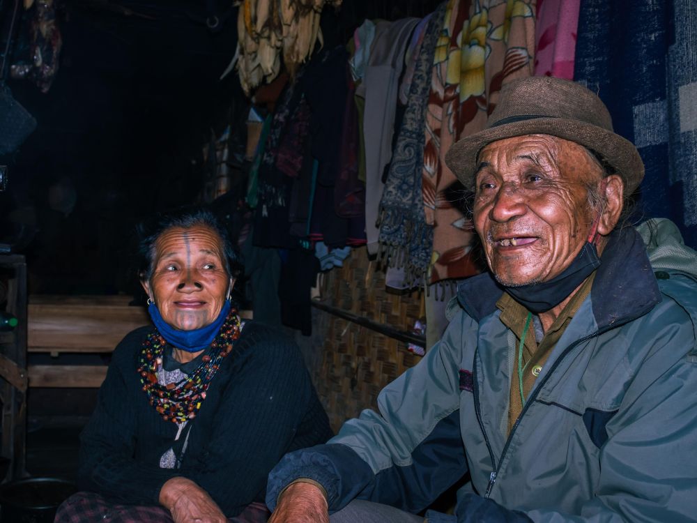 Couple from the Apatani Tribe, Ziro Valley