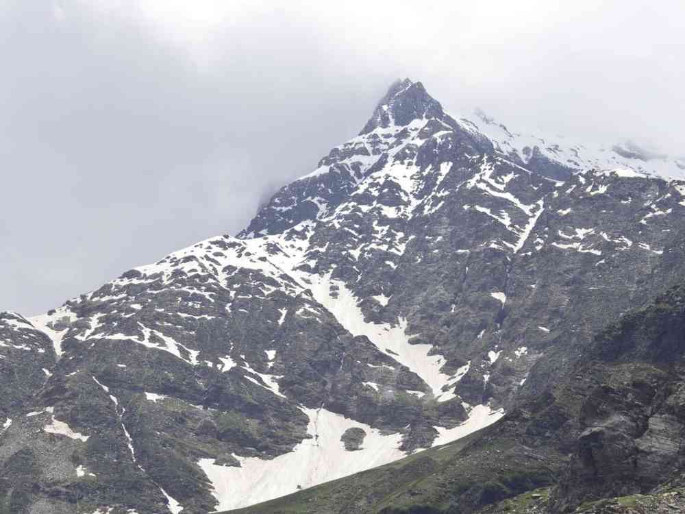Pir Panjal range of mountain as seen in Pattan valley