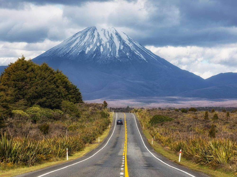 Mount Ngauruhoe, Tongariro National Park, North Island, New Zealand