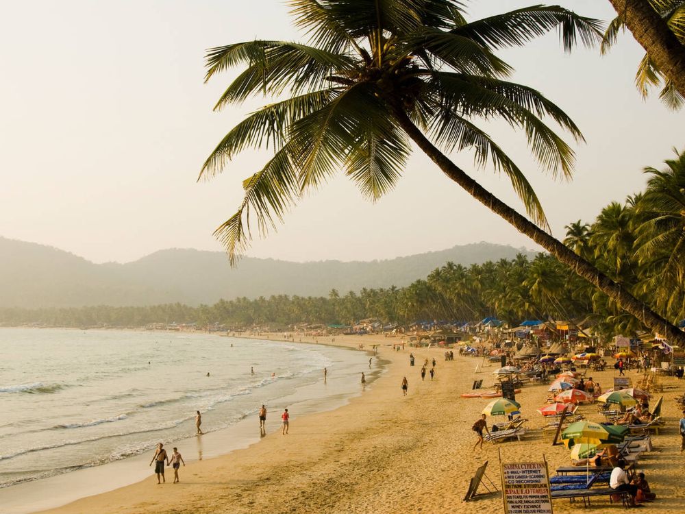 Palolem beach in Goa