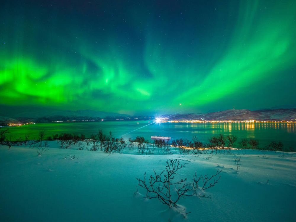 Aurora Borealis over Tromso, Northern Norway