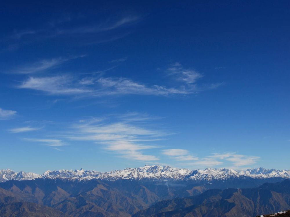 Himalayas from Dalhousie.