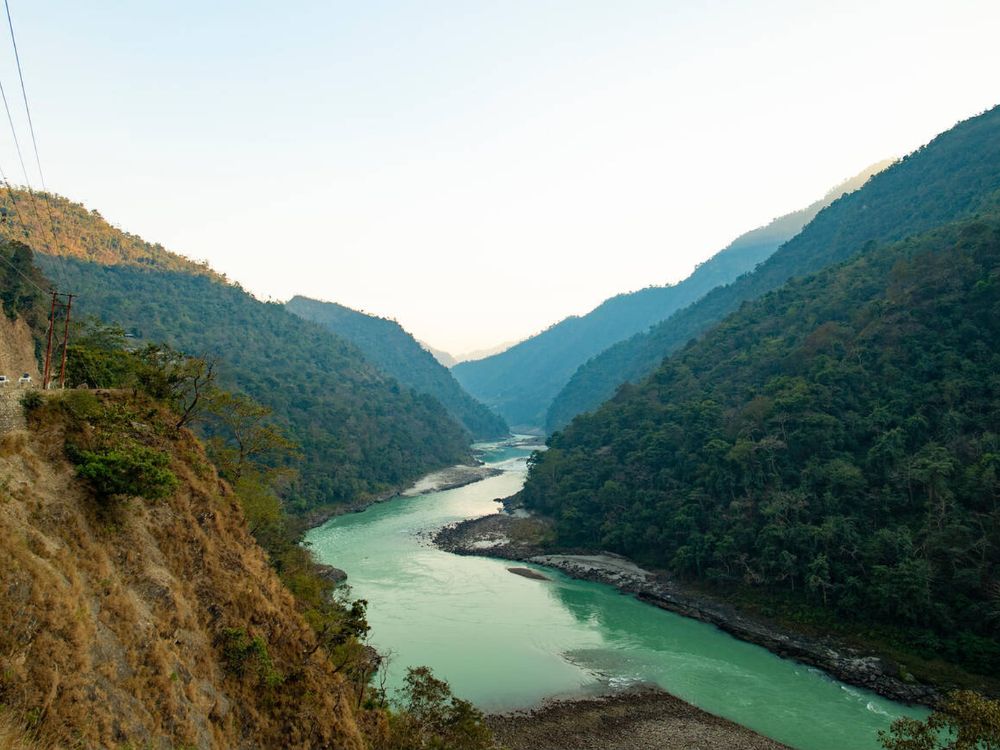 Ganges at Rishikesh.