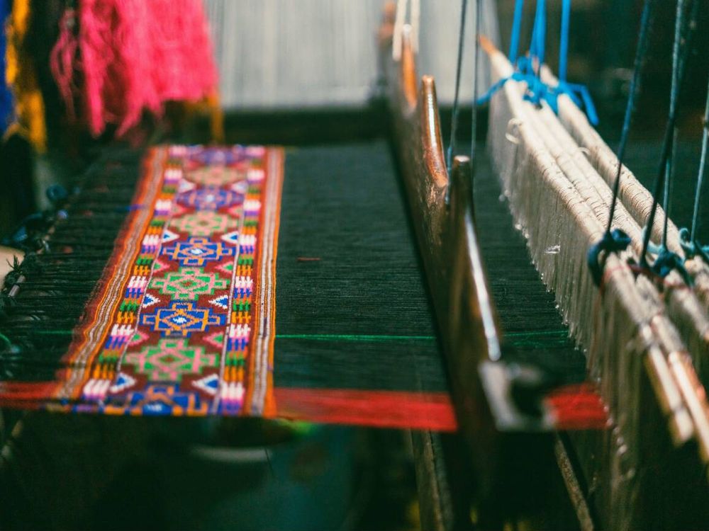 Traditional Himachali Shawl.