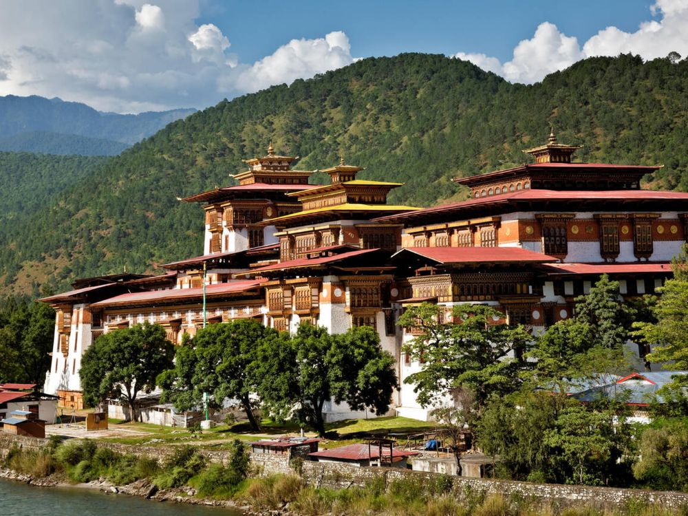 Punakha Dzong, Bhutan - best country to visit in January