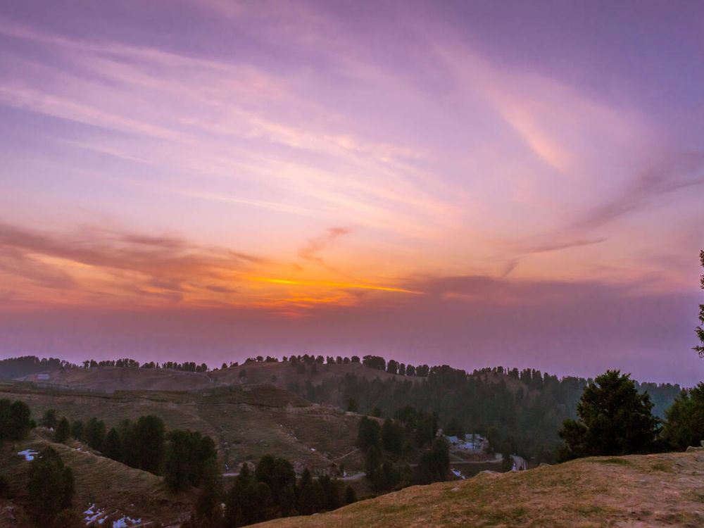 Sunset View from Dainkund. 