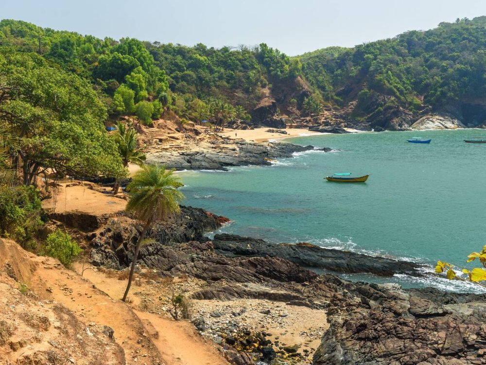 Paradise Beach in Gokarna with pristine sands and calm waves