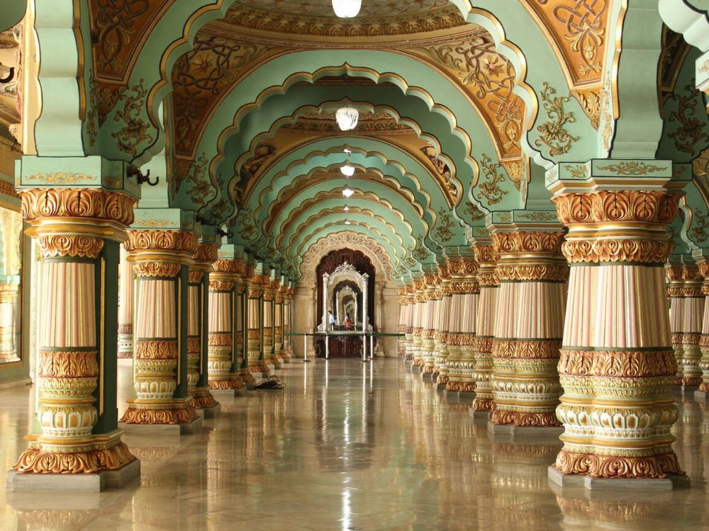 Interior of Mysore Palace, Karnataka