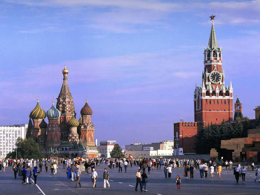 Red Square Tourist destination in Moscow, Russia