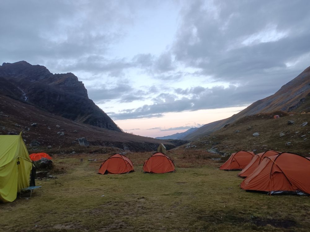 Campsite in Buran Ghati
