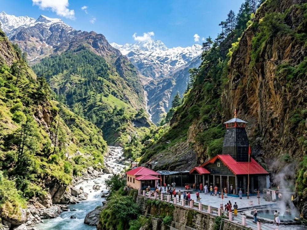 Yamunotri Temple in Uttrakhand
