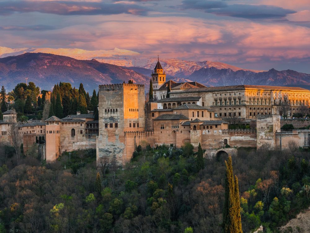 The Alhambra Palace in Spain