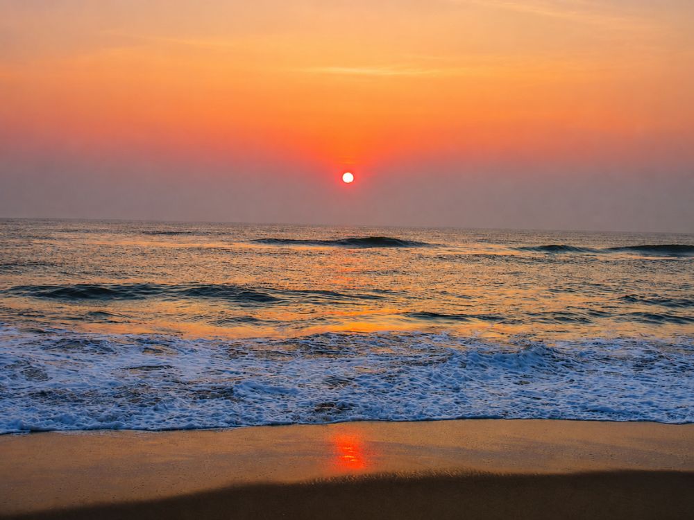 Golden Dawn at Silver Beach
